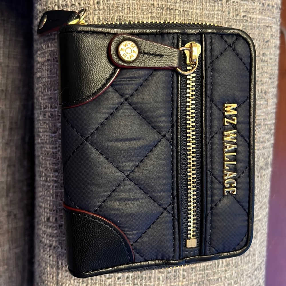 MZ Wallace Dawn Blue Crosby Wallet